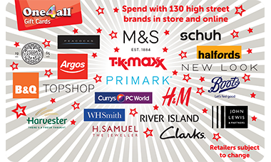 £100 One4all Multi-Store Gift Card (or £100 cash alternative)