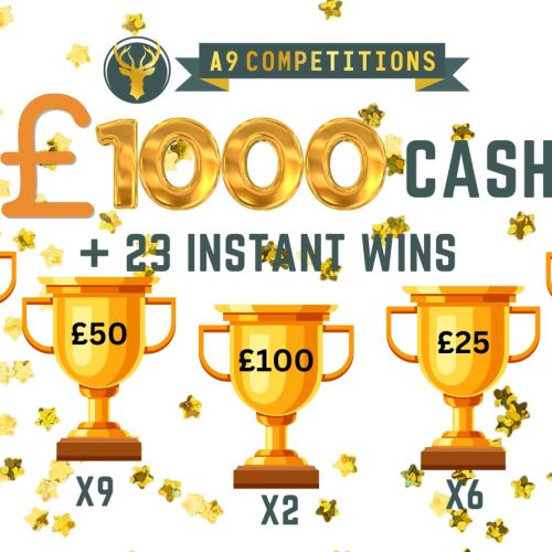 £1000 CASH + INSTANT WINS
