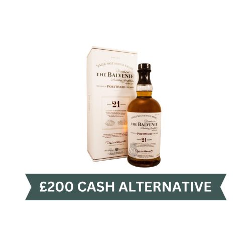 Balvenie 21 Year Old Speyside Single Malt Scotch Whisky (or £200 CASH)