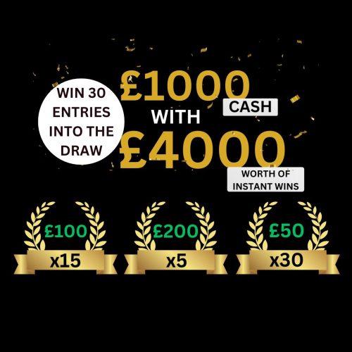 Win 30 Entries into our big draw