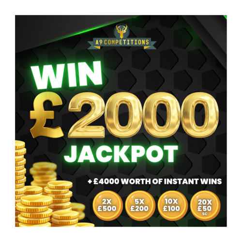£2000 Jackpot + £4000 Worth of Instant Wins
