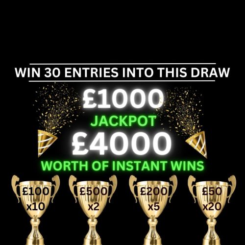 Win 30 Entries into our Big Draw