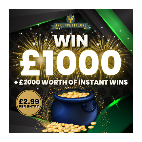 £1000 Jackpot + £2000 Instant Wins