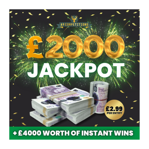 £2000 Jackpot + £4000 Worth of Instant Wins