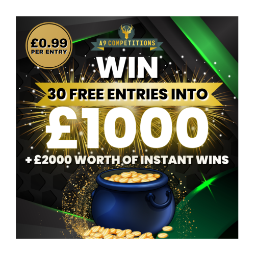 30 Entries Into Our £1k Jackpot + £2k Worth of Instant Wins