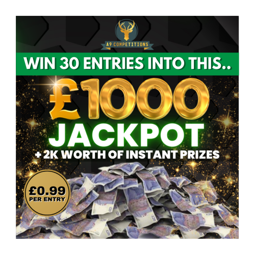 30 Entries Into Our £1k Jackpot + £2k Worth of Instant Wins
