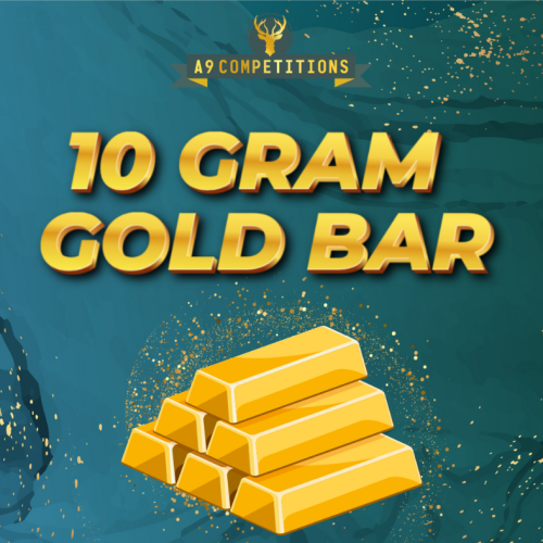 10G GOLD BAR OR £400 CASH ALTERNATIVE