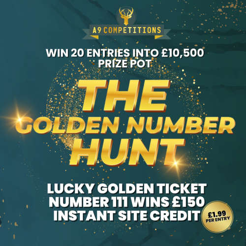 THE GOLDEN NUMBER HUNT - £150 BONUS SITE CREDIT IF YOU FIND TICKET 111*