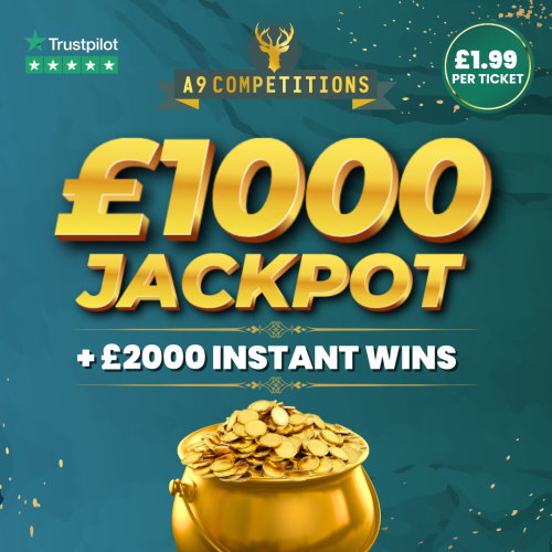 £1000 Jackpot + £2000 Instant Wins