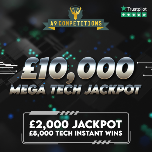 MEGA TECH JACKPOT 2K Jackpot+8K Tech & Cash Instant Wins