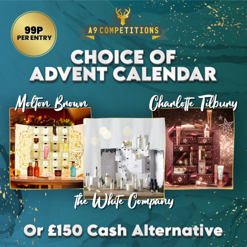 Advent Calendar Of Choice up to £200 or £150 Cash