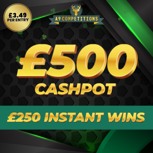 £500 LOW ODDS CASHPOT - £250 INSTANT WINS