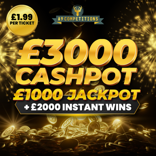 £3K CASH POT - £1K JACKPOT