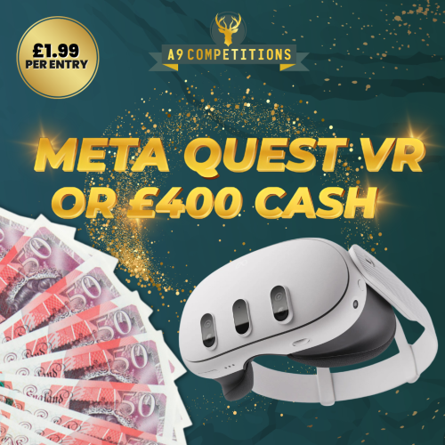 META QUEST 3 128 GB VR REALITY HEADSET OR £400 CASH
