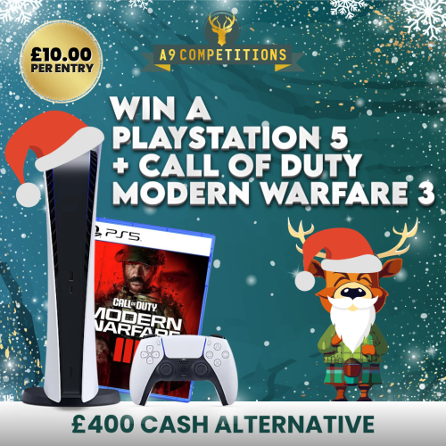 PlayStation 5 + Call Of Duty MW 3 or £400 Cash