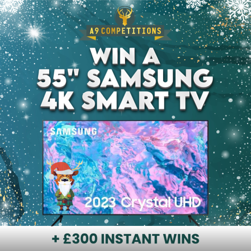 Samsung 4K 55" 2023 Smart TV + £300 INSTANT WINS