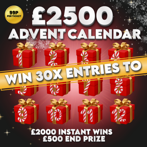 x30 Entries into £2500 A9 Advent Calendar