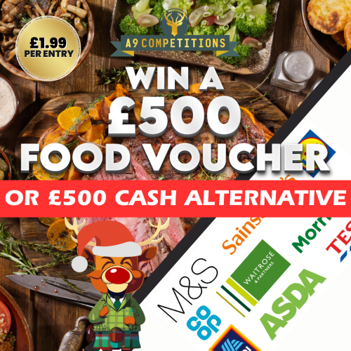 £500 FOOD VOUCHER OR CASH - CHRISTMAS DINNER SORTED