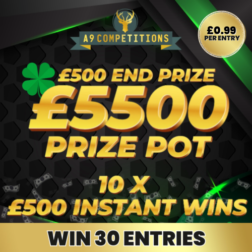 X30 ENTRIES INTO THE £5,500 PRIZE POT