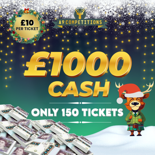 £1000 CASH 150 TICKETS ONLY
