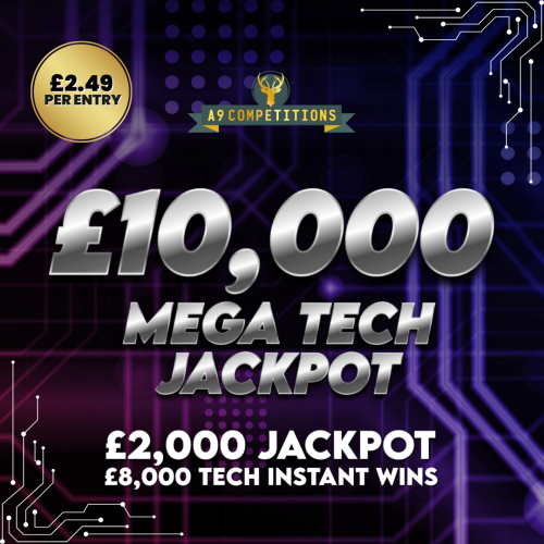 MEGA TECH JACKPOT 2K JACKPOT+8K TECH & CASH INSTANT WINS