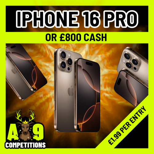 iPhone 16 Pro or £800 Cash