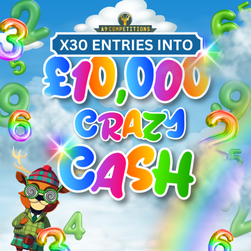 X30 ENTRIES INTO THE CRAZY CASH