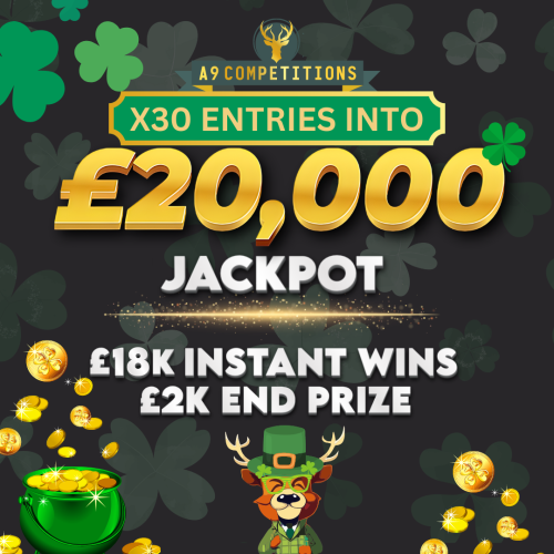 x30 Entries into the £20,000 Jackpot
