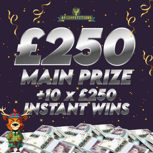 £2750 PRIZE POT - X10 £250 INSTANTS + £250 END PRIZE