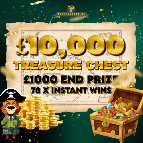 £10,000 TREASURE CHEST - £1000 END PRIZE - 78 INSTANTS!