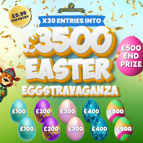 WIN 30 ENTRIES INTO THE EASTER EGGSTRAVAGANZA
