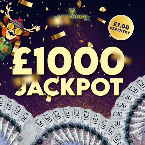 £1000 CASH £1 PER ENTRY