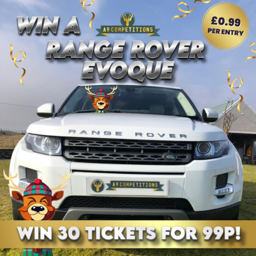 30x ENTRIES INTO THE RANGE ROVER OR £8,000 CASH