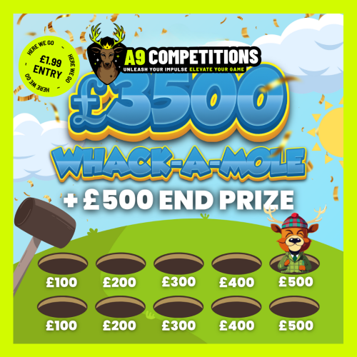 £3500 A9 WHACK-A-MOLE