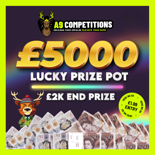 £5000 LUCKY PRIZE POT | £2K END PRIZE | £3K INSTANTS