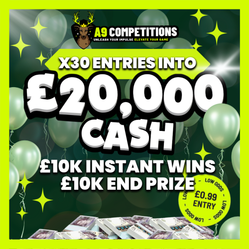 X30 ENTRIES INTO THE £20K