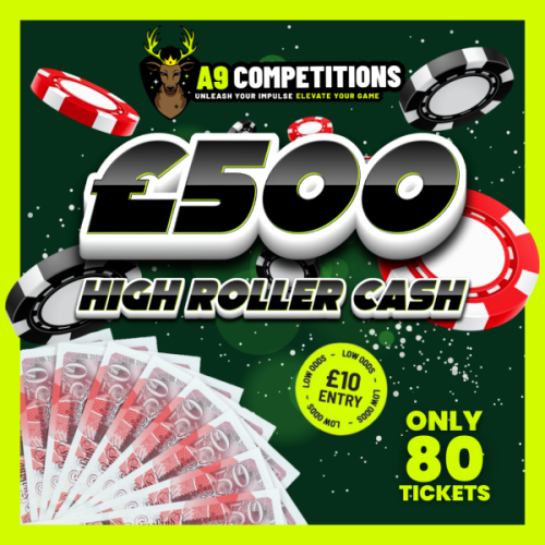 £500 HIGH ROLLER 80 ENTRIES