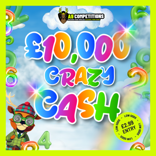 £10,000 CRAZY CASH INSTANT WIN | £1000 END PRIZE