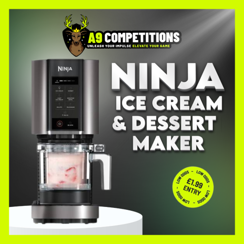 NINJA ICE CREAM & FROZEN DESSERT MAKER OR £120 CASH.
