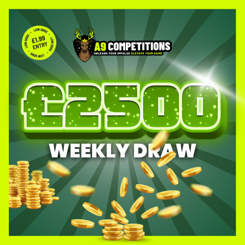 £2,500 WEEKLY DRAW