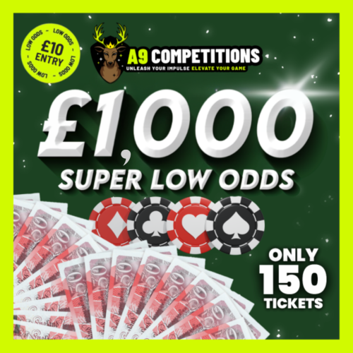 £1,000 - SUPER LOW ODDS