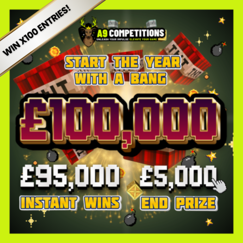 x100 Entries into £100,000 Draw #2