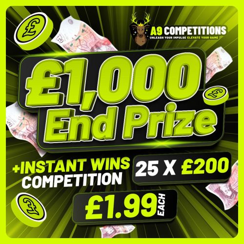 WIN £1,000 + 25 CHANCES TO GRAB £200!