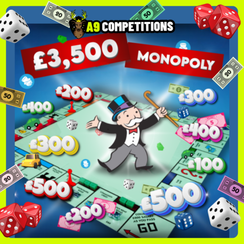 £3,500 CASH MONOPOLY