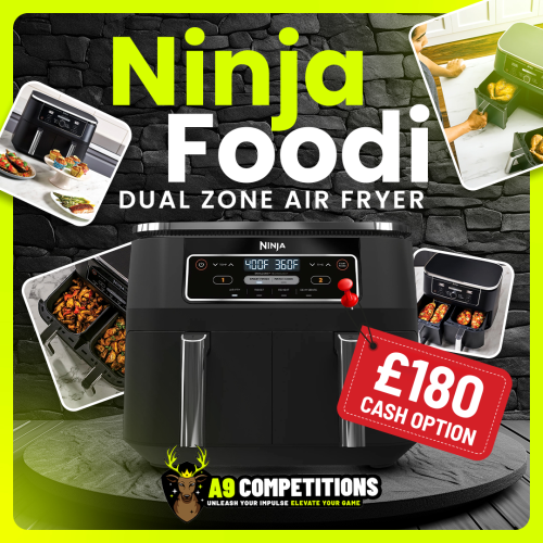 NINJA FOODI AIR FRYER AF400UK OR £180 CASH