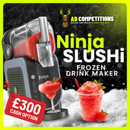 NINJA SLUSHI FROZEN DRINK MAKER OR £300 CASH