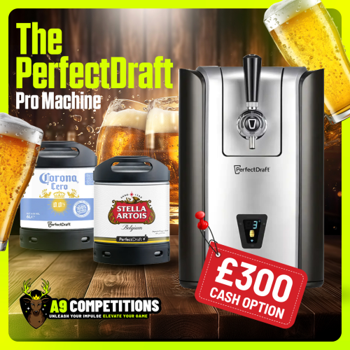 THE PERFECT DRAFT PRO MACHINE OR £300 CASH