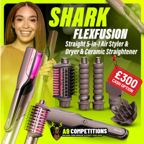 SHARK FLEXFUSION MULTI-STYLER OR £300 CASH