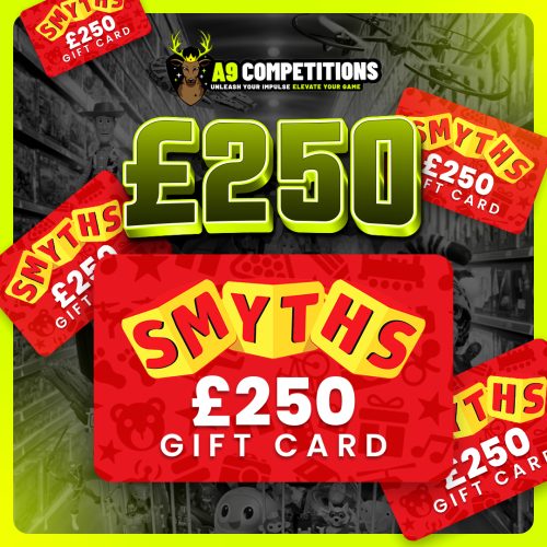 £250 SMYTHS GIFT CARD OR £250 CASH