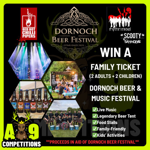 FAMILY TICKET TO DORNOCH BEER & MUSIC FESTIVAL 2025